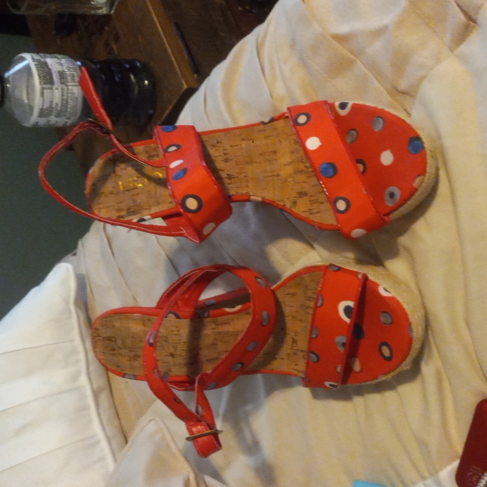 Lilian polka dot pumps